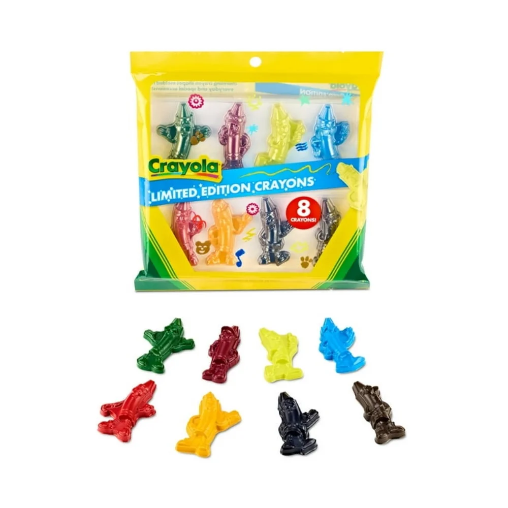 🫟NWT Crayola Tip Character Shaped Crayons, 8 Ct, Limited Edition Retired ColorS